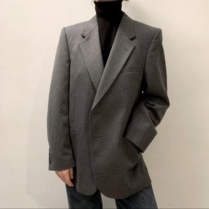 VINTAGE VIRGIN WOOL OVERSIZED BLAZER